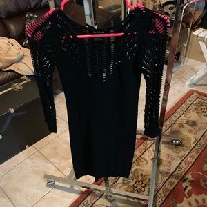 Black Tight Dress By Bebe
